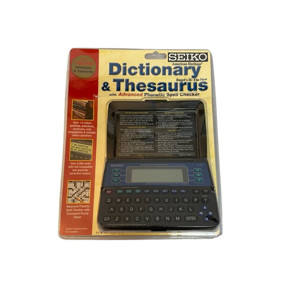 Seiko American Heritage Dictionary & Thesaurus